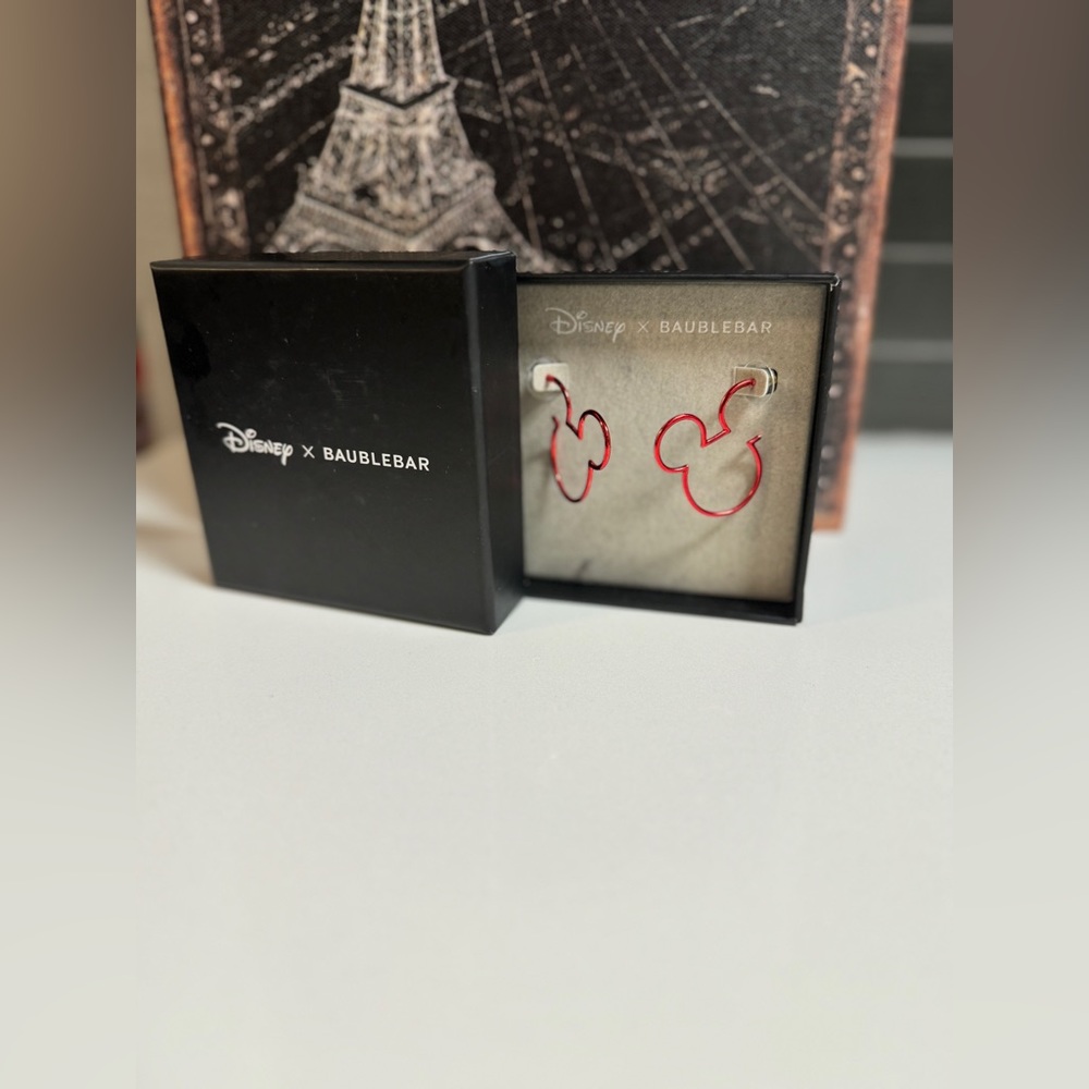 NEW Disney X Baublebar Mickey Mouse Earrings Red